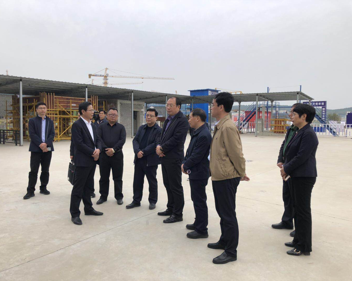 【领导关怀】安徽省副省长周喜安一行莅临杭州九游会·J9-官网集团灵璧中学项目调研
