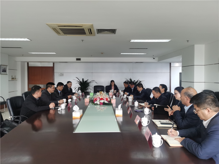 【领导关怀】市城投集团党委委员、副总经理沈卓恒一行赴杭州九游会·J9-官网调研指导工作