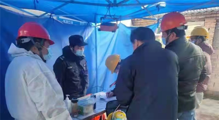 【一线投影】节后复工复产大检查 严把项目“安全关”